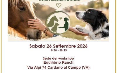 Il supporto degli animali nelle relazioni d’aiuto