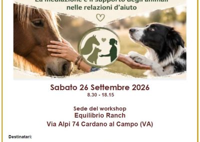 Il supporto degli animali nelle relazioni d’aiuto
